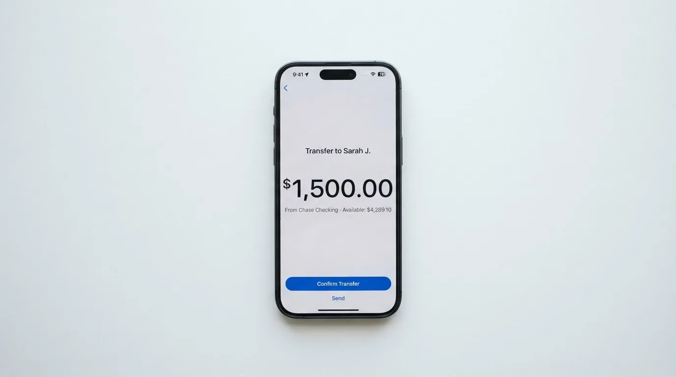 Телефон с экраном перевода стейблкоина